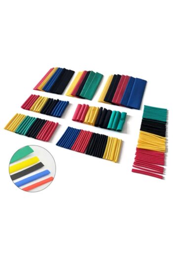 164 Adet Renkli Makaron Seti Daralan Makaron Kablo Koruyucu Kılıf