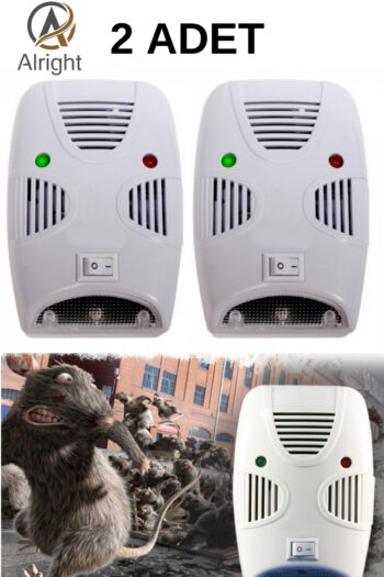 2Adet Quad Elektronik Hiper Fare Haşere Hamamböceği örümcek kovucu XLF103(Pest Repellent)
