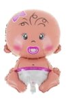 Cinsiyet Belirleme Bebek Pembe Folyo Balon 80 Cm