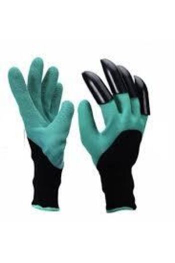 Garden Gloves Bahçe Eldiveni Toprak Kazma Çiçek Dikme Tırnaklı Iş Eldiveni