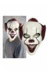 Halloween Maskesi Cadılar Bayramı Saçlı Joker Maske Pennywise Korku Palyaço Maske