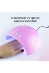 Kedi Desenli Oje Kurutma Makinesi 15 Ledli 45 Watt Oje Ve Tırnak Kurutucu Fototerapi Makinesi