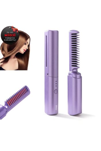 Mio B1 Mini 3600mAh 150°C-200°C Kablosuz Seramik Saç Düzleştirici Tarak-Mor