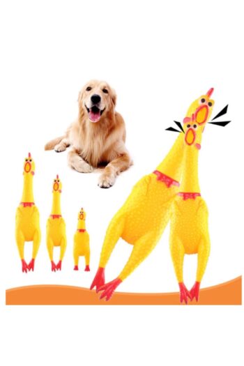 Ses Çıkaran Çığlık Atan Komik Tavuk Kedi Köpek Oyuncağı 16 cm