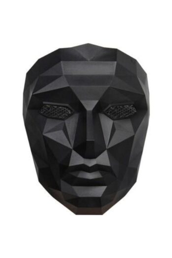 Squid Game Siyah Maske Yönetici Maskesi Kalamar Oyunu Maske Sukuid Geym Maske