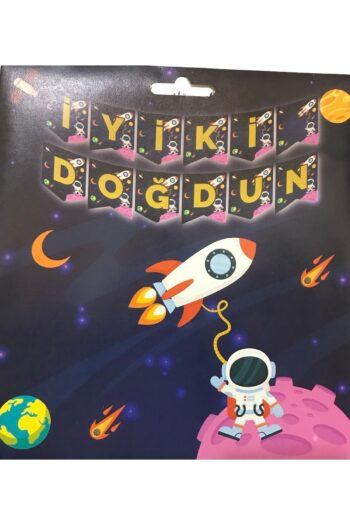 Uzay Mekiği Galaksi İyi Ki Doğdun Uzar Yazı Banner