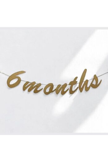 Yarım Yaş Partisi 6 Months Kaligrafi Banner